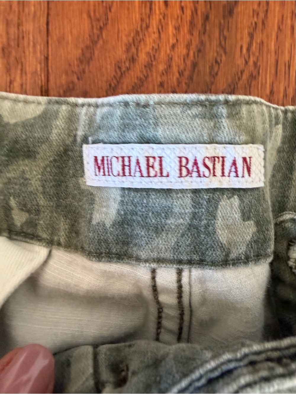 Michael Bastian Leopard Camouflage Print Shorts 36” waist size 52/ L - Picture 5 of 9